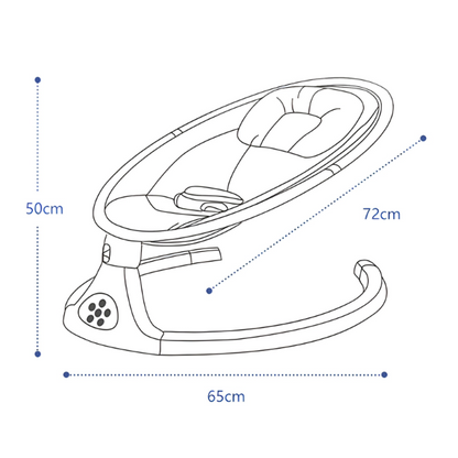 Električna ljuljaška njihalica za bebe